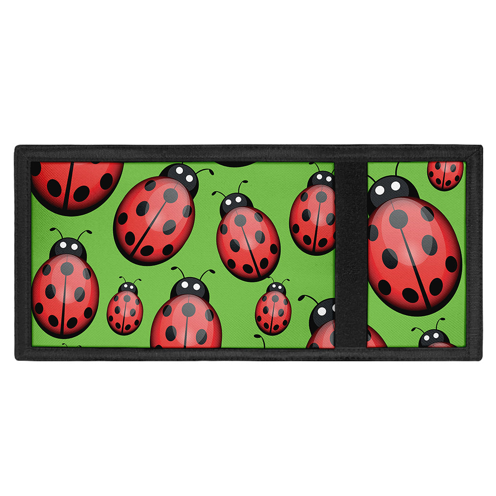 Cute Ladybug Pattern Print Trifold Wallet