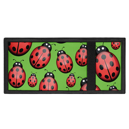 Cute Ladybug Pattern Print Trifold Wallet