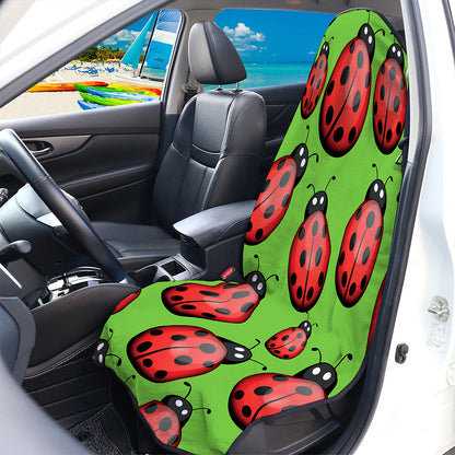 Cute Ladybug Pattern Print Waterproof Car Seat Cover