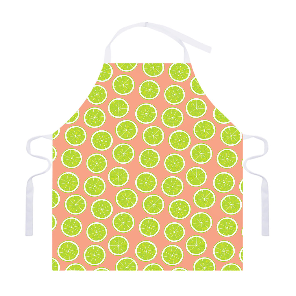 Cute Lime Pattern Print Adjustable Apron