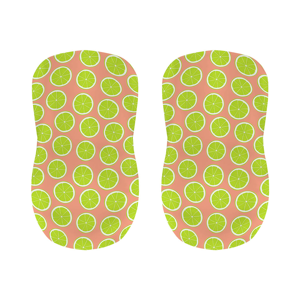 Cute Lime Pattern Print Bar Stool Covers