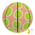 Cute Lime Pattern Print Basketball