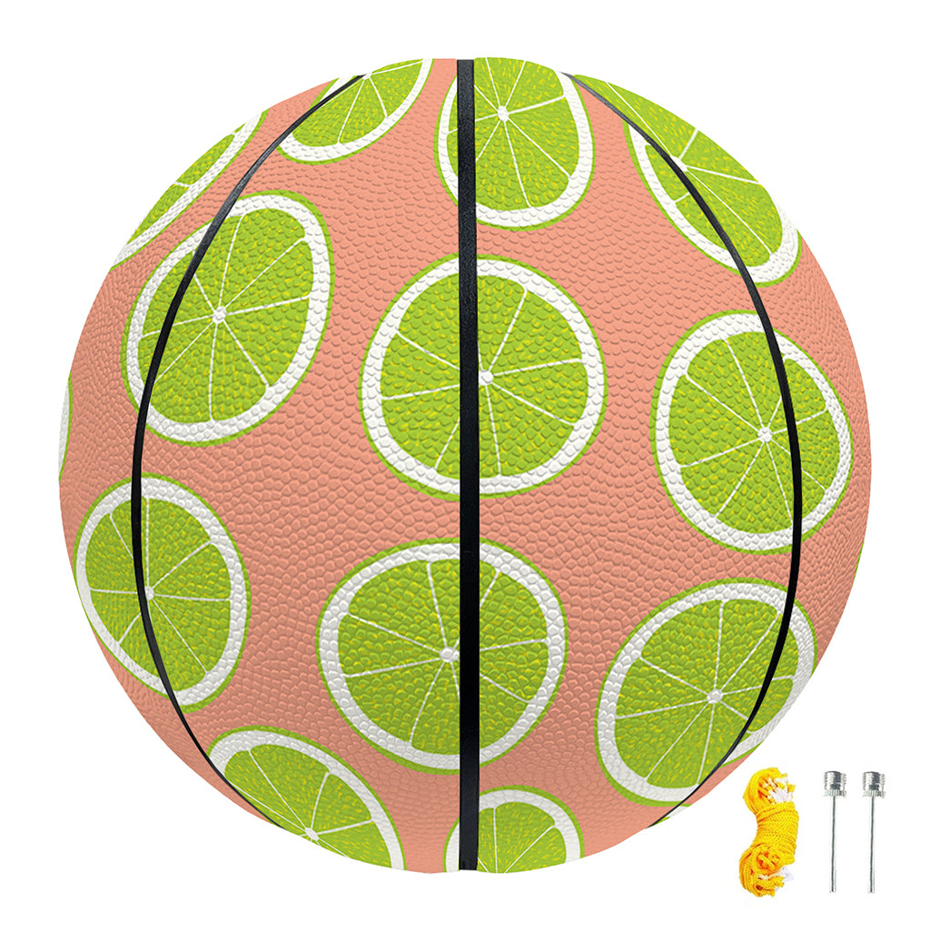 Cute Lime Pattern Print Basketball