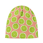 Cute Lime Pattern Print Beanie