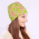 Cute Lime Pattern Print Beanie