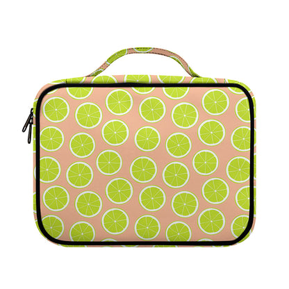 Cute Lime Pattern Print Briefcase Bible Bag