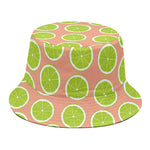 Cute Lime Pattern Print Bucket Hat