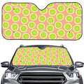Cute Lime Pattern Print Car Windshield Sun Shade