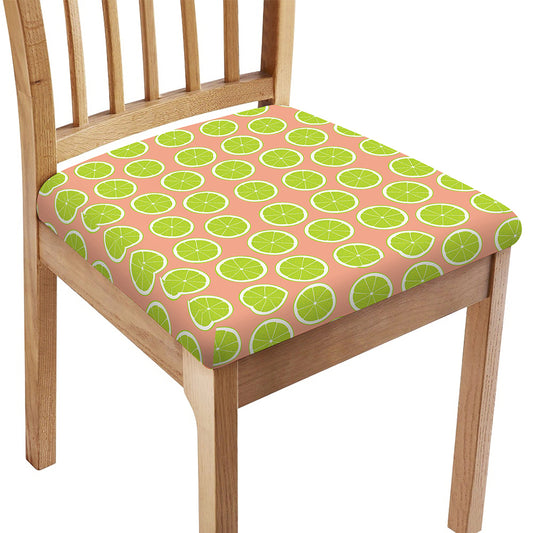 Cute Lime Pattern Print Chair Cushion Cover