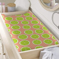 Cute Lime Pattern Print Changing Pad Cover
