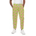 Cute Lime Pattern Print Cotton Sweatpants