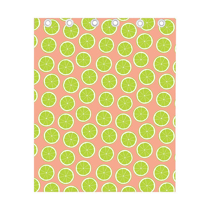Cute Lime Pattern Print Curtain