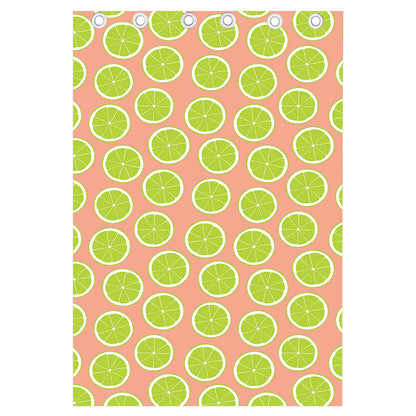 Cute Lime Pattern Print Curtain