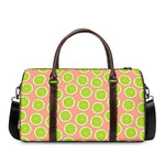 Cute Lime Pattern Print Duffle Bag