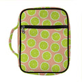 Cute Lime Pattern Print Front Pocket Bible Bag