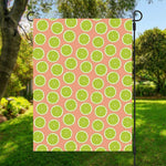 Cute Lime Pattern Print Garden Flag
