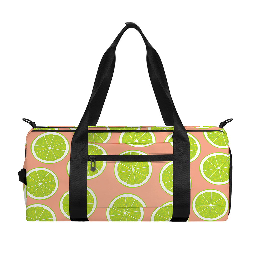 Cute Lime Pattern Print Gym Bag