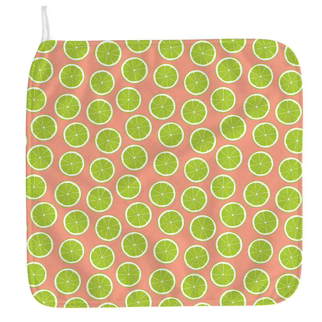 Cute Lime Pattern Print Hand Towel