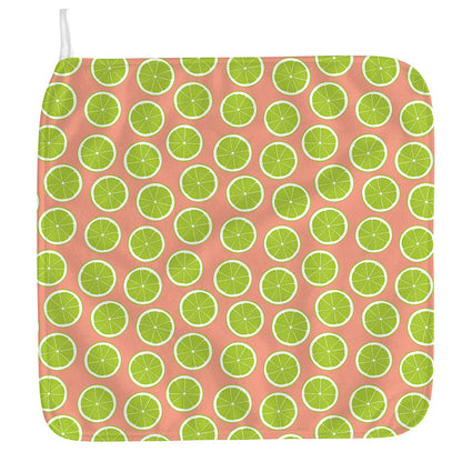 Cute Lime Pattern Print Hand Towel