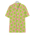Cute Lime Pattern Print Hawaiian Shirt
