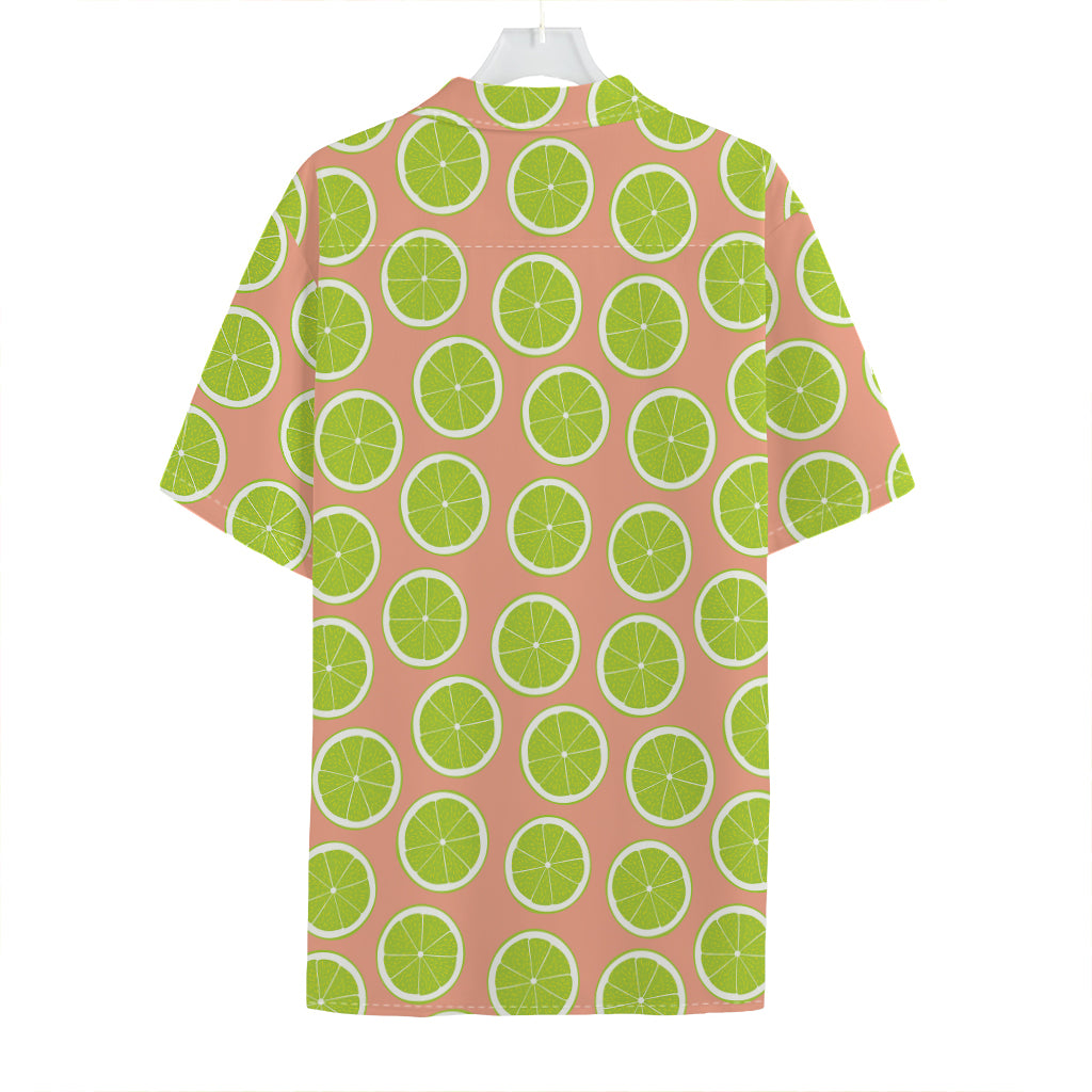 Cute Lime Pattern Print Hawaiian Shirt