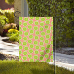 Cute Lime Pattern Print House Flag