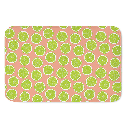 Cute Lime Pattern Print Indoor Door Mat