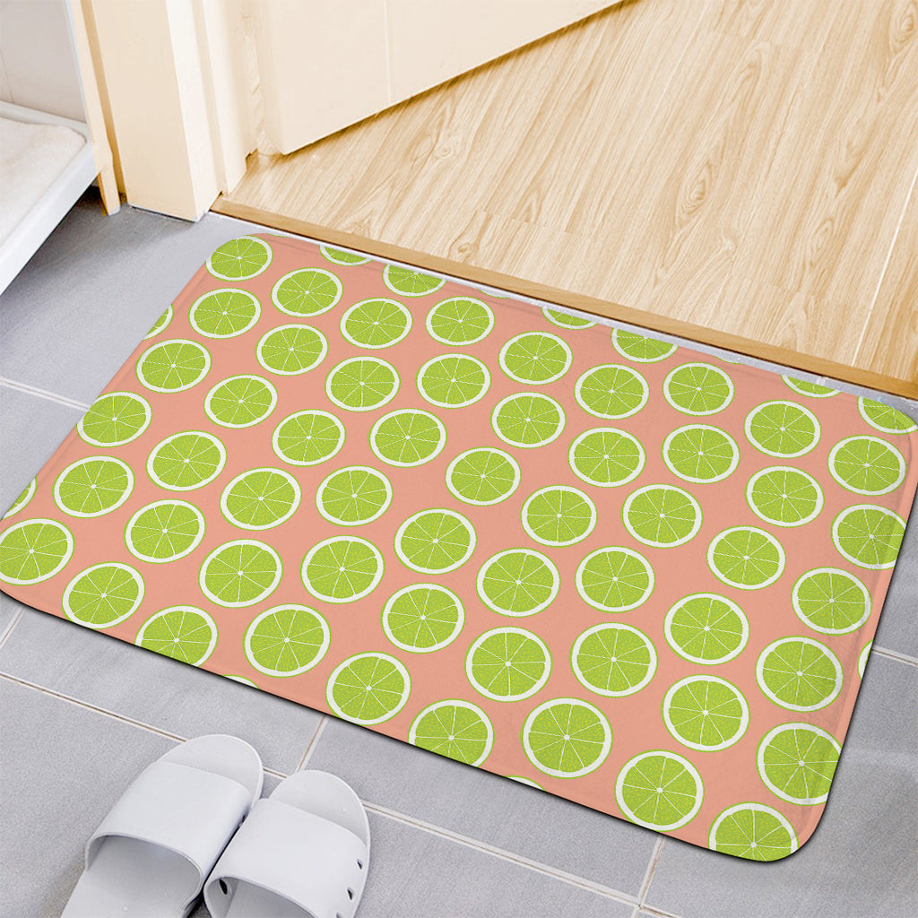 Cute Lime Pattern Print Indoor Door Mat