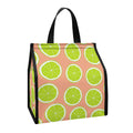 Cute Lime Pattern Print Insulated Lunch Tote