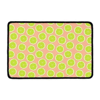 Cute Lime Pattern Print Kitchen Mat