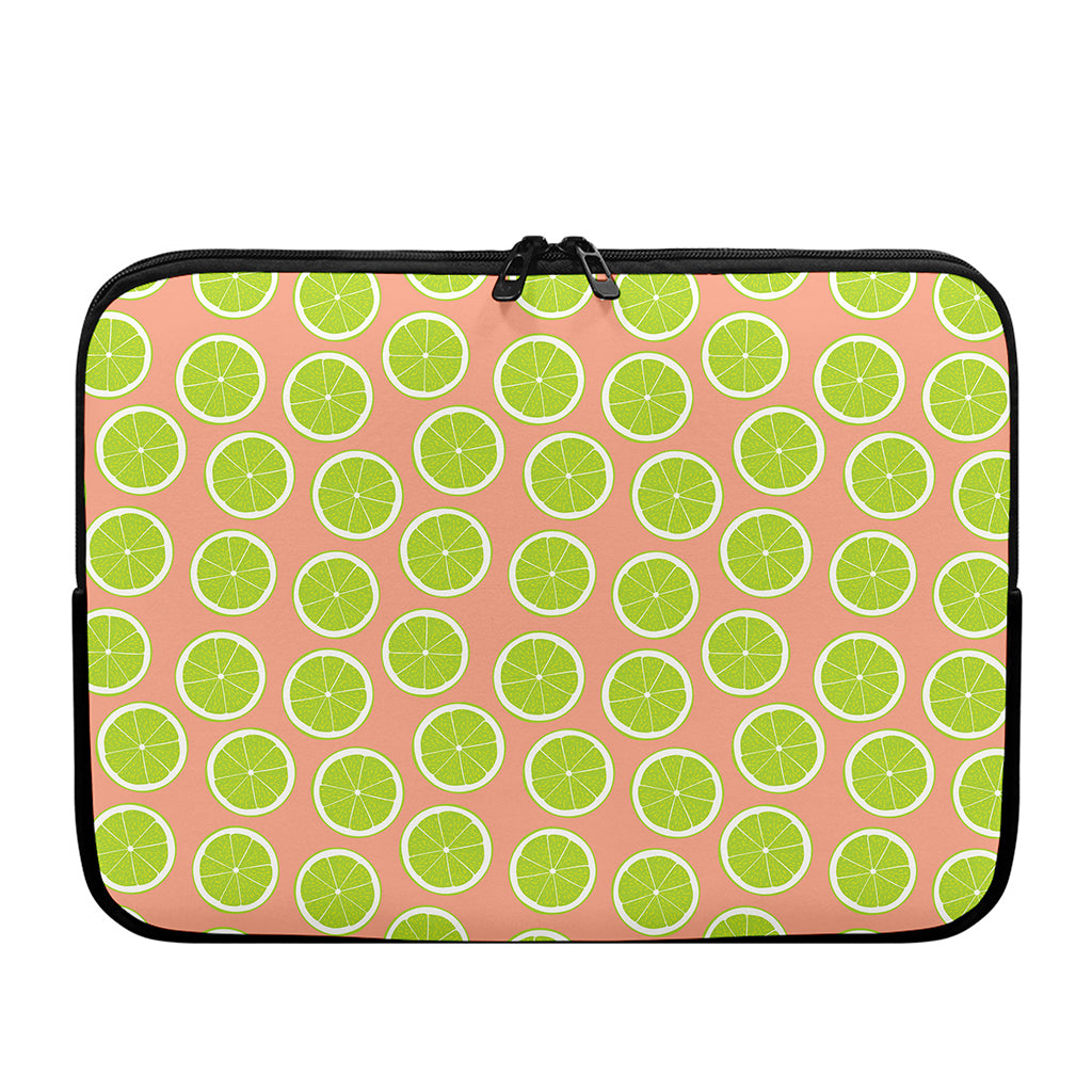 Cute Lime Pattern Print Laptop Sleeve