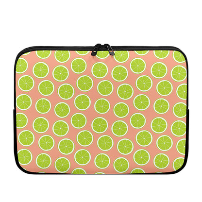 Cute Lime Pattern Print Laptop Sleeve