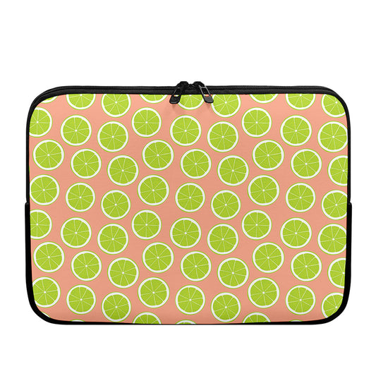 Cute Lime Pattern Print Laptop Sleeve