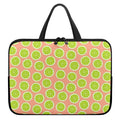 Cute Lime Pattern Print Laptop Sleeve With Handle