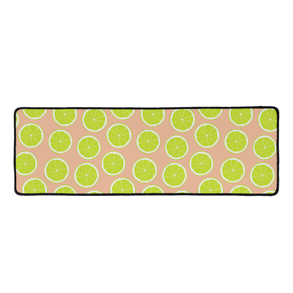 Cute Lime Pattern Print Long Kitchen Mat