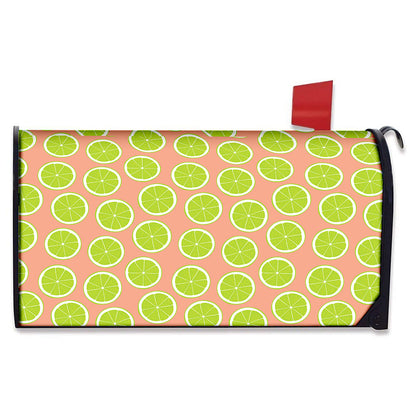 Cute Lime Pattern Print Mailbox Cover