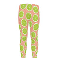 Cute Lime Pattern Print Men's Leggings