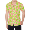 Cute Lime Pattern Print Men's Shirt