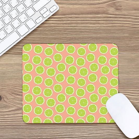 Cute Lime Pattern Print Mouse Pad