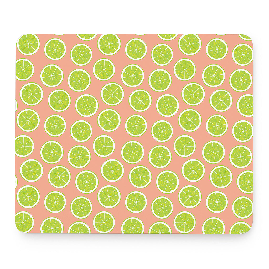 Cute Lime Pattern Print Mouse Pad