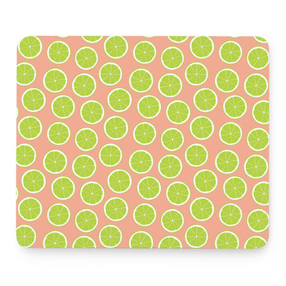 Cute Lime Pattern Print Mouse Pad