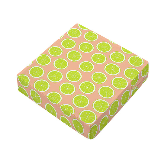 Cute Lime Pattern Print Outdoor Seat Cushion Cover