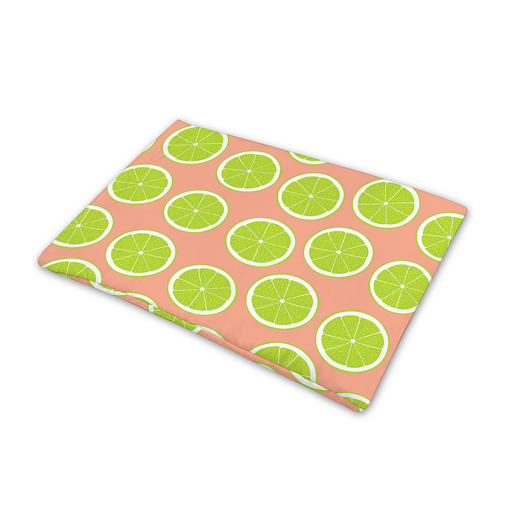 Cute Lime Pattern Print Pet Cooling Mat Cover