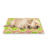 Cute Lime Pattern Print Pet Cooling Mat Cover
