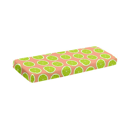 Cute Lime Pattern Print Piano Keyboard Cover