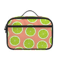 Cute Lime Pattern Print Portable Lunch Bag