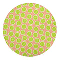 Cute Lime Pattern Print Round Blanket