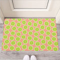 Cute Lime Pattern Print Rubber Doormat