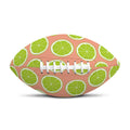 Cute Lime Pattern Print Rugby Ball