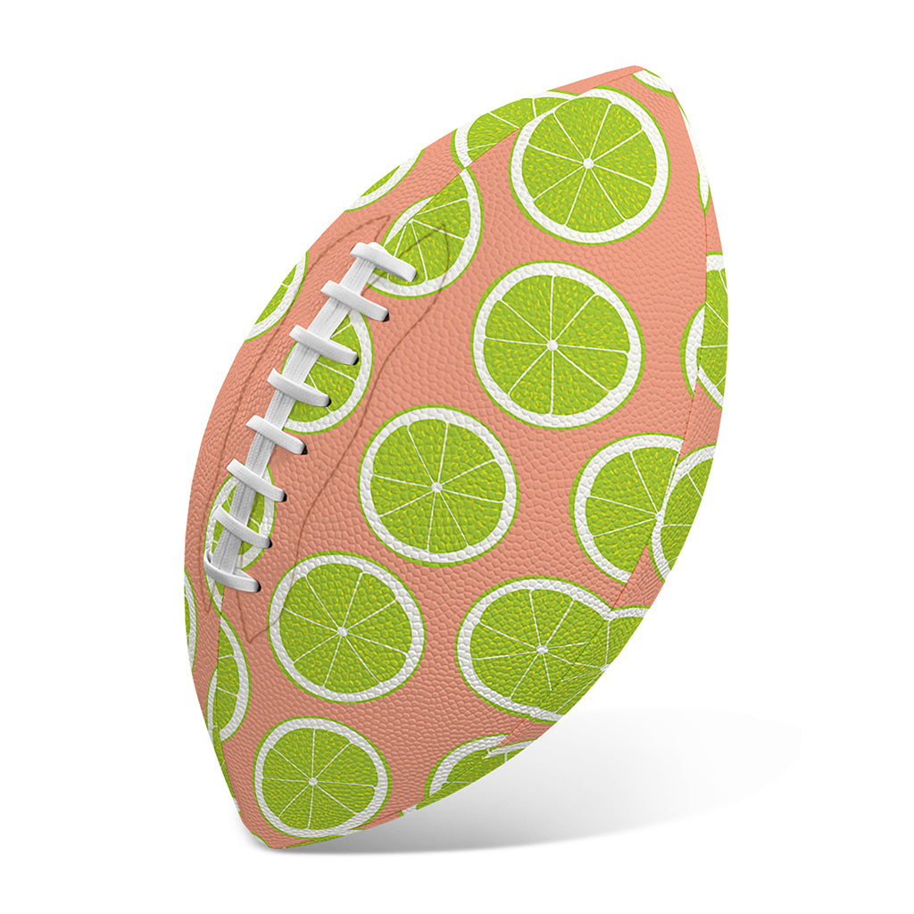 Cute Lime Pattern Print Rugby Ball